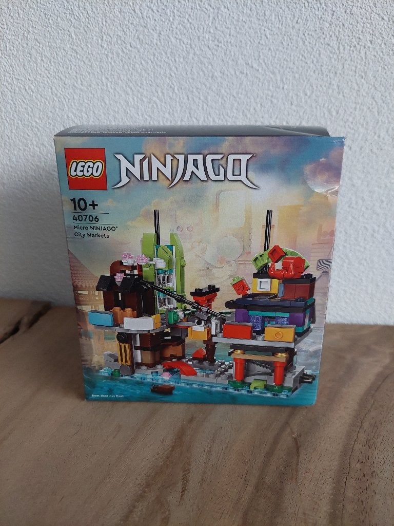 Lego Ninjago 40706 Micro Stadsmarkten nieuw, Lego, Lego, Nieuw, Ophalen of Verzenden