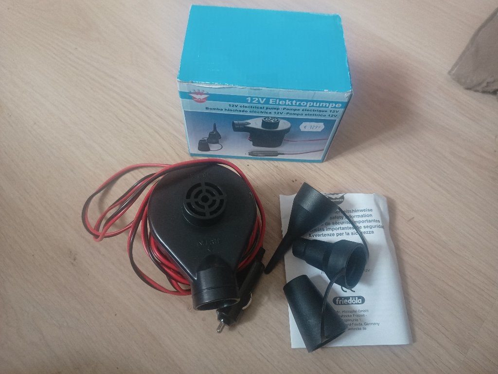 12V luchtpomp, Ophalen, Zo goed als nieuw, Elektrisch