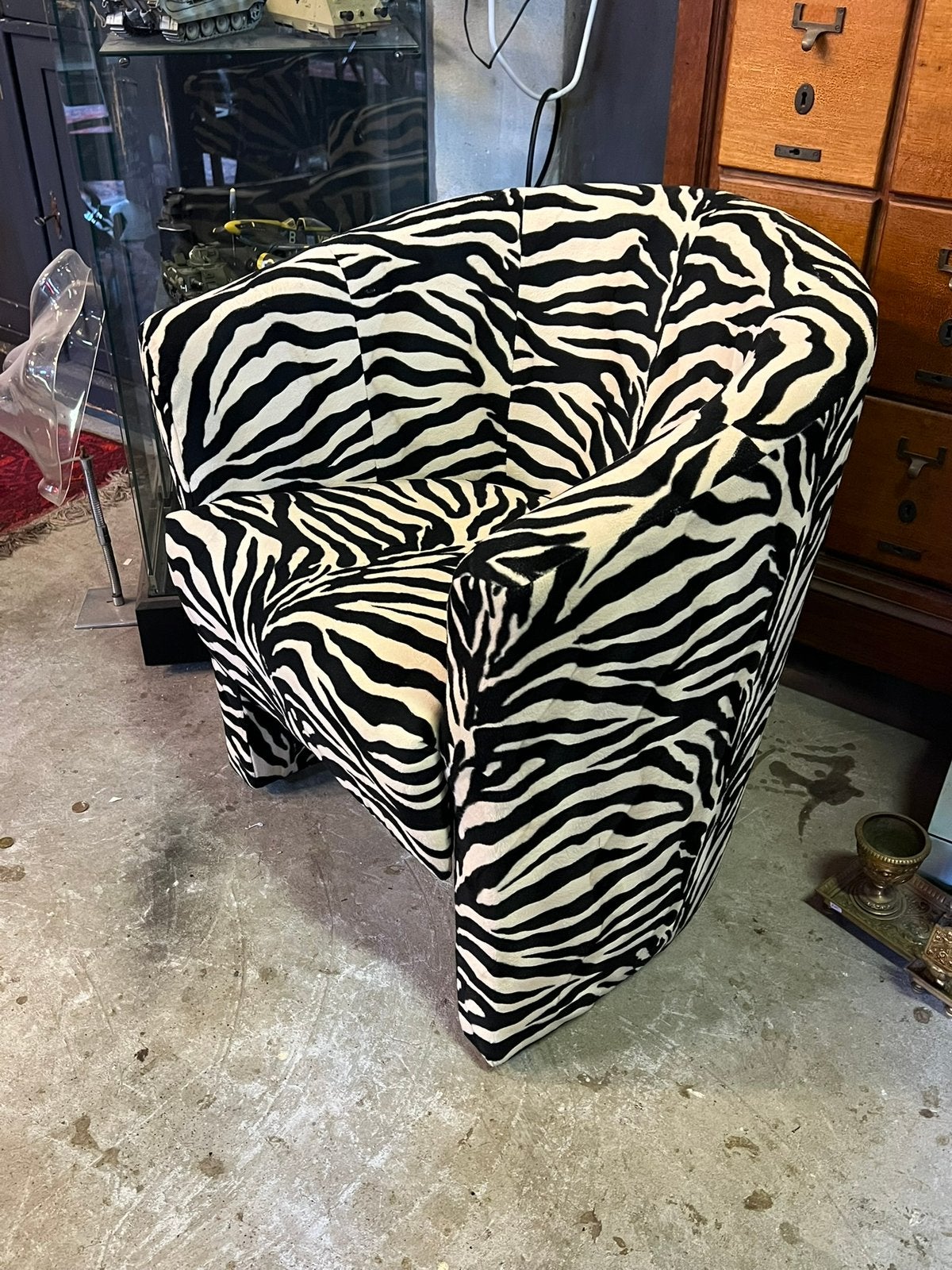 Zebra fauteuil, Ophalen, Zo goed als nieuw, Nvt, Nvt