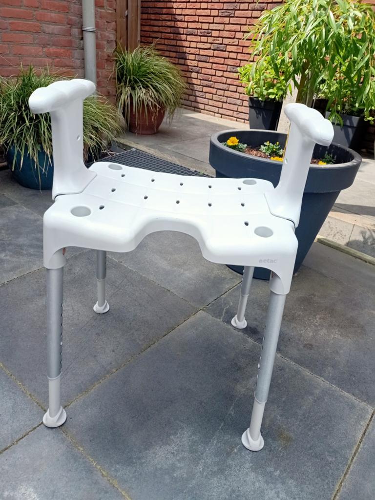 Etac swift badkruk douche stoelet leuningen tot 130 kg, Ophalen