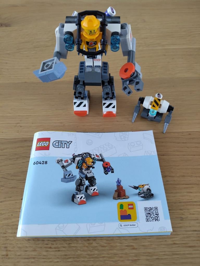 LEGO City 60428 Ruimtebouwrobot met instructies, City, Lego, Compleet, Ophalen of Verzenden