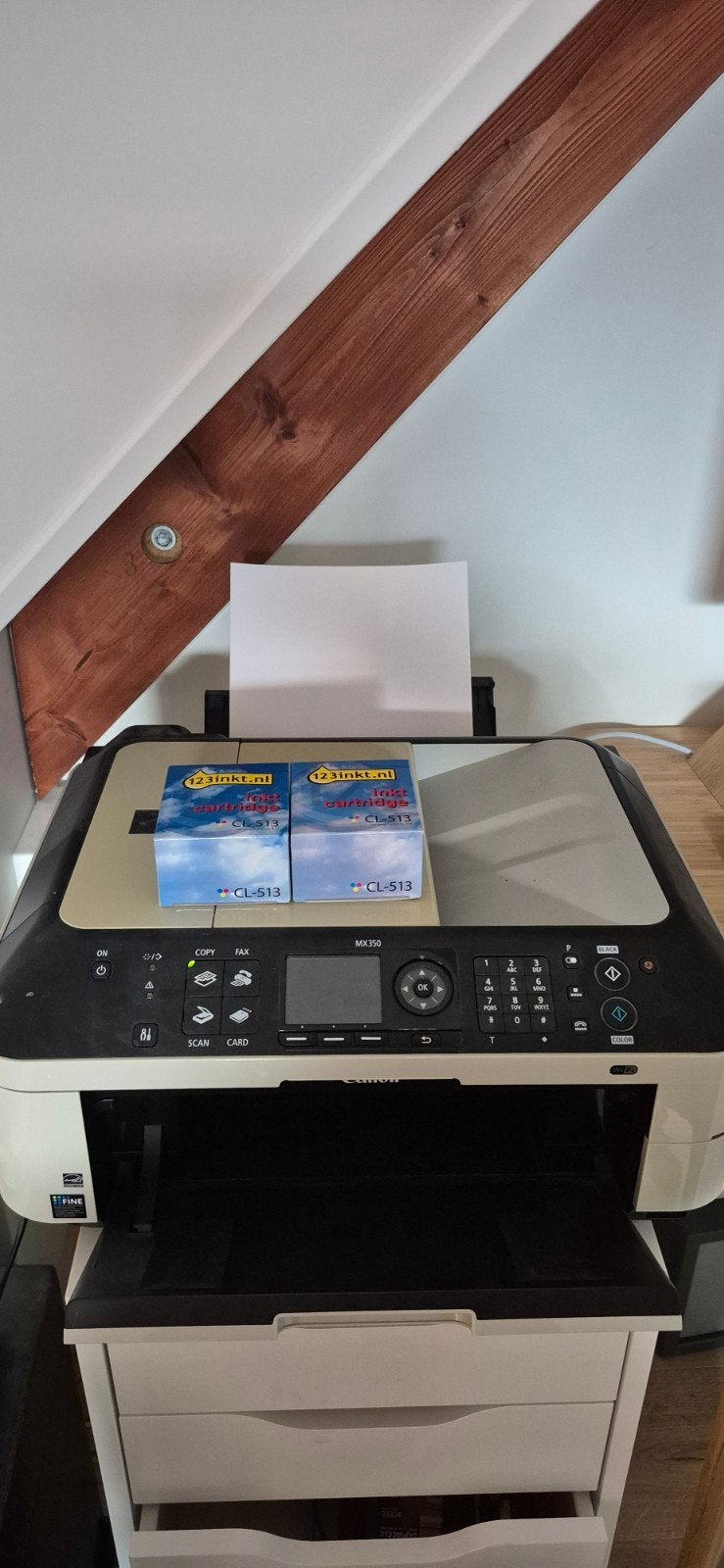 Canon MX350 All-in-One Printer/Scanner + 2 nieuwe cartridges, Ophalen, Gebruikt, Canon, Inkjetprinter