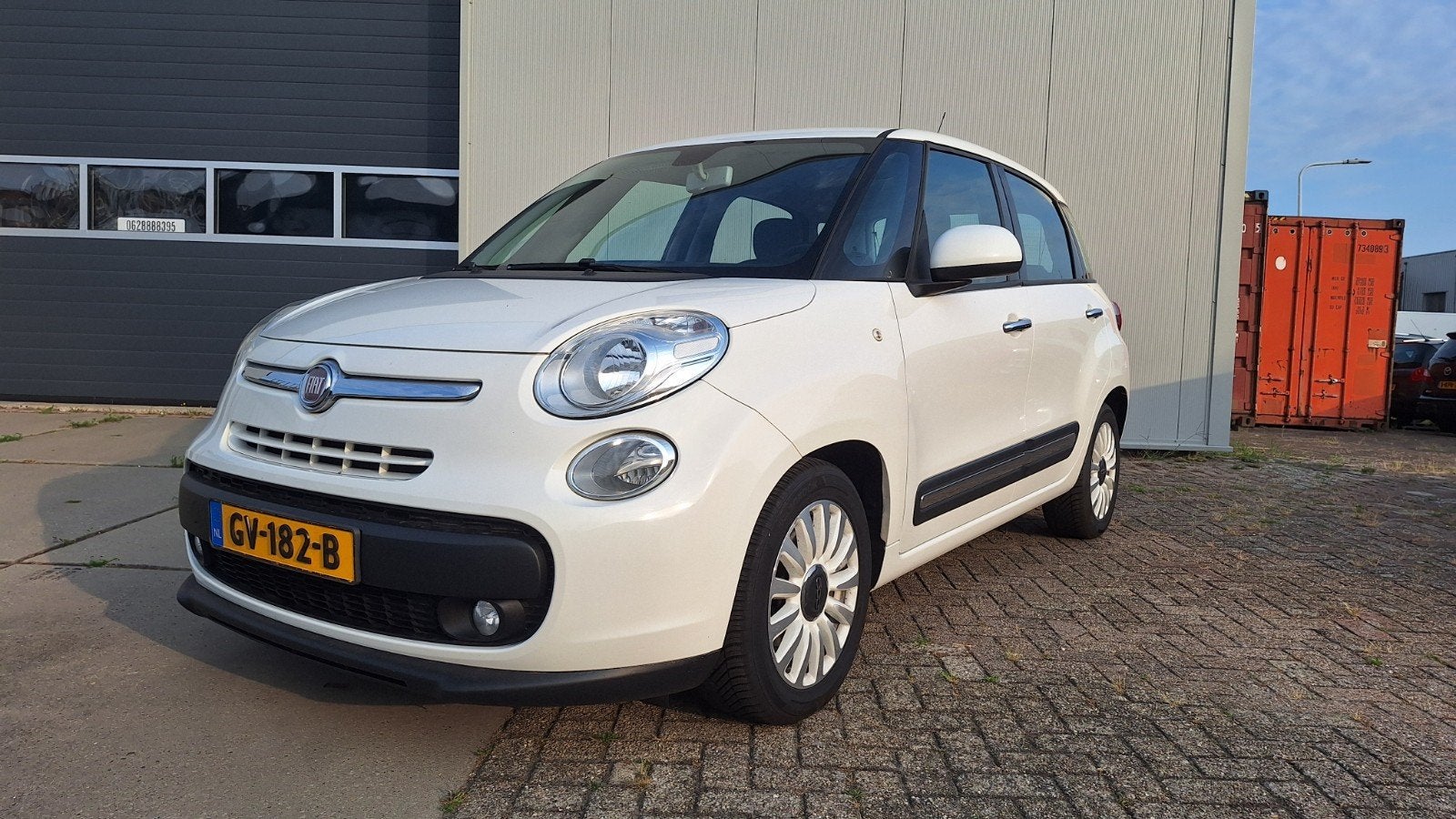 Fiat 500L 0.9 Twinair 2013 Wit, Wit, Bedrijf, Handgeschakeld, Multifunctioneel stuurwiel
