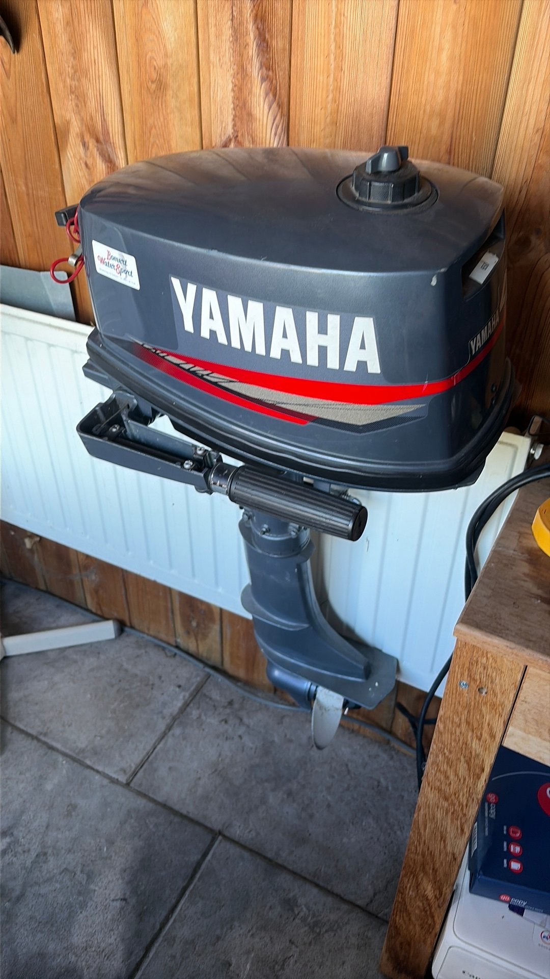 Buitenboord motor Yamaha (4pk), Watersport en Boten, Buiten- en Binnenboordmotoren, Ophalen, Gebruikt, Benzine, Minder dan 5 pk