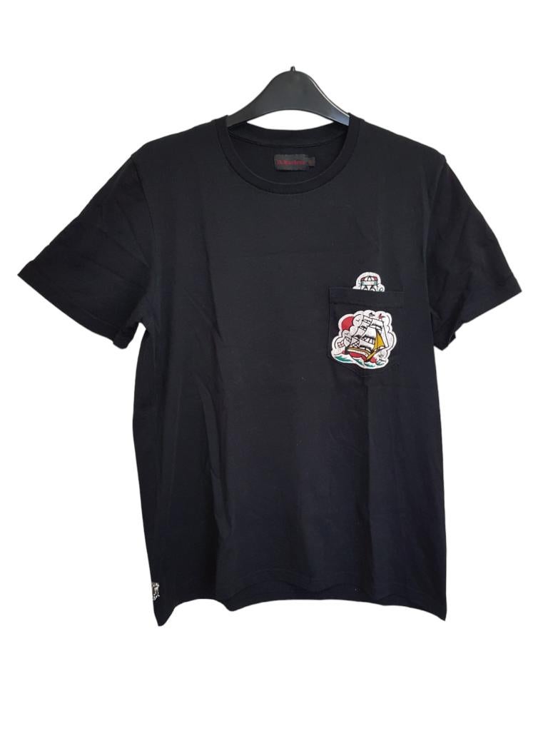 Stoer zwart Dr. Martens shirt maat S., Verzenden, Zwart, Zo goed als nieuw, Maat 46 (S) of kleiner