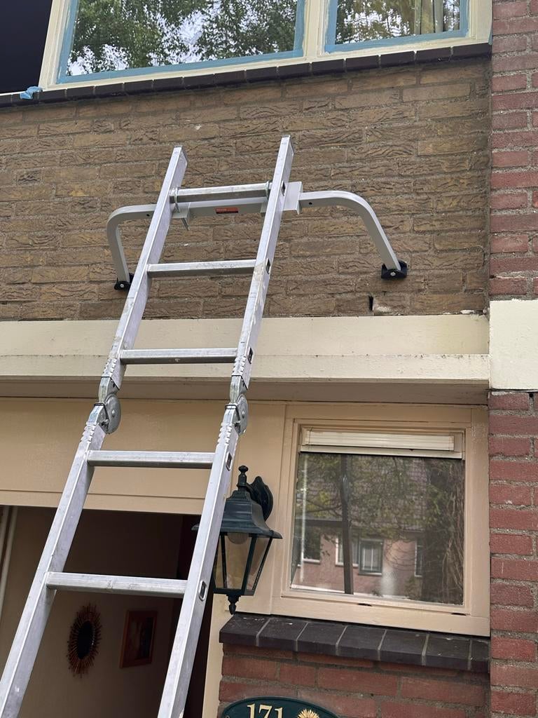 Ladder afstandhouder - Veilig en stabiel werken op hoogte, Ophalen, Gebruikt, Ladder, 4 meter of meer