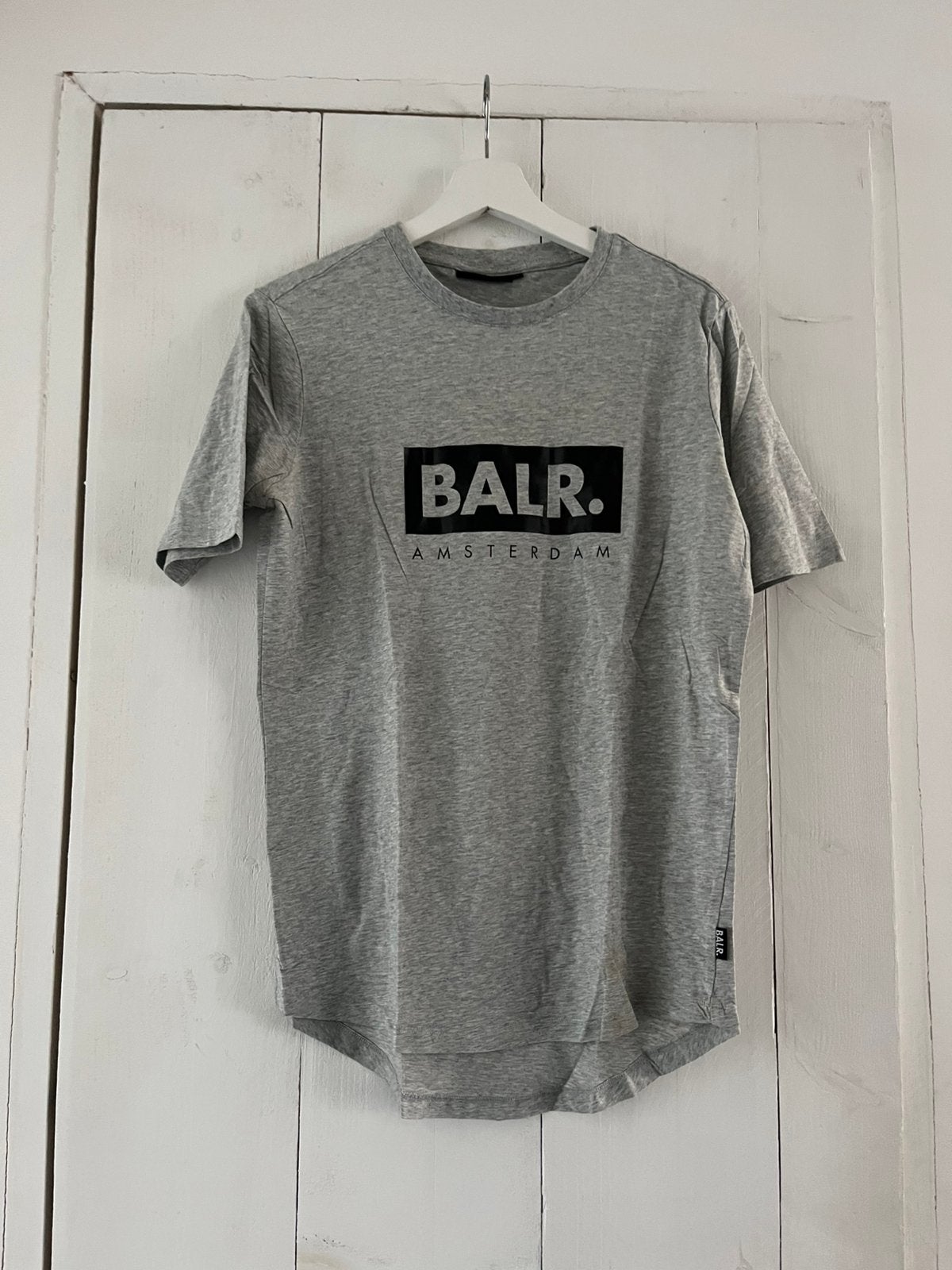 Nieuwstaat! Grijs BALR shirt, maat S, Ophalen of Verzenden, Zo goed als nieuw, Maat 46 (S) of kleiner, Grijs