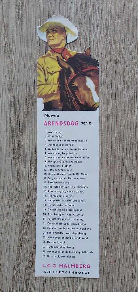 Boekenlegger ARENDSOOG L.C.G.MALMBERG., Verzamelen, Ophalen of Verzenden, Zo goed als nieuw, Overige onderwerpen