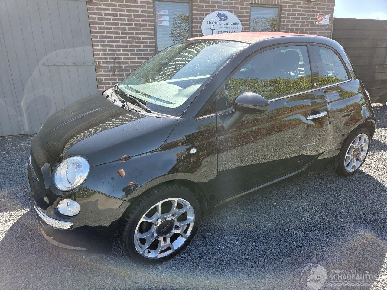 Fiat 500C (bj 2013), Webaccessibility@stellantis.com, 1242 cc, Stellantis N.V., Zwart