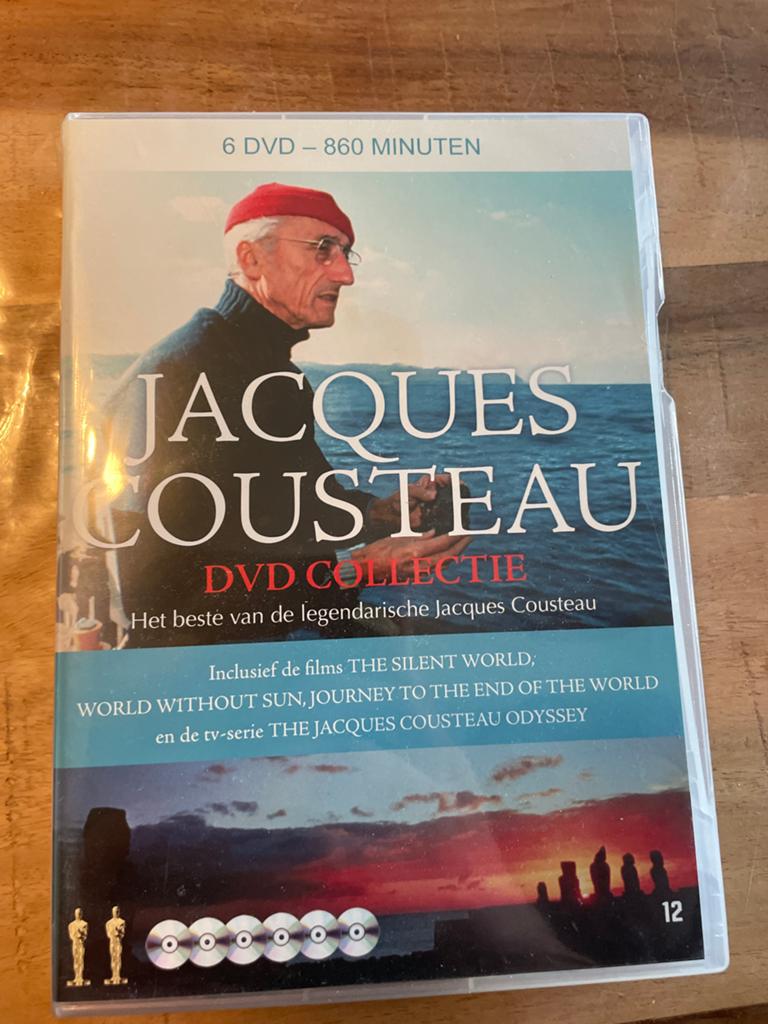 Jacques Cousteau DVD Collectie - 6 DVD Boxset, Vanaf 12 jaar, Ophalen of Verzenden, Gebruikt, Natuur