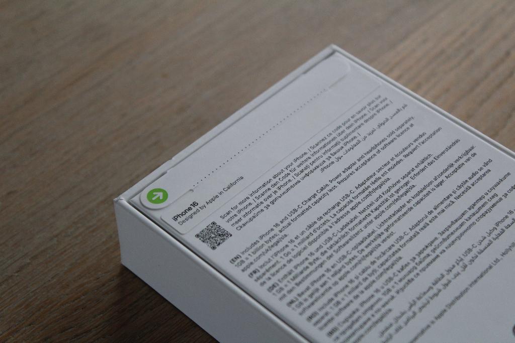 Apple iPhone 16 - 128GB - Zwart | Nieuw & Geseald | Garantie, Apple, Zwart, Nieuw, IPhone 16