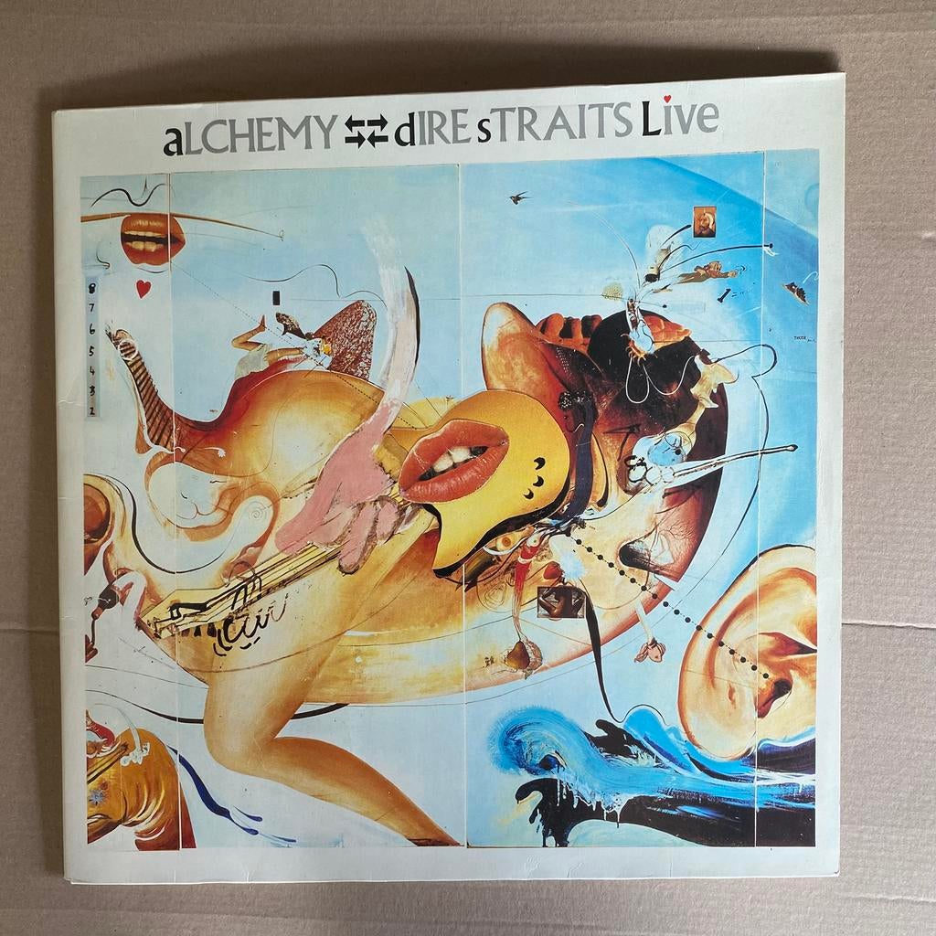 Dubbel lp - Dire straits - alchemy live, Cd's en Dvd's, Vinyl | Rock, Ophalen of Verzenden, Gebruikt, 12 inch, Poprock