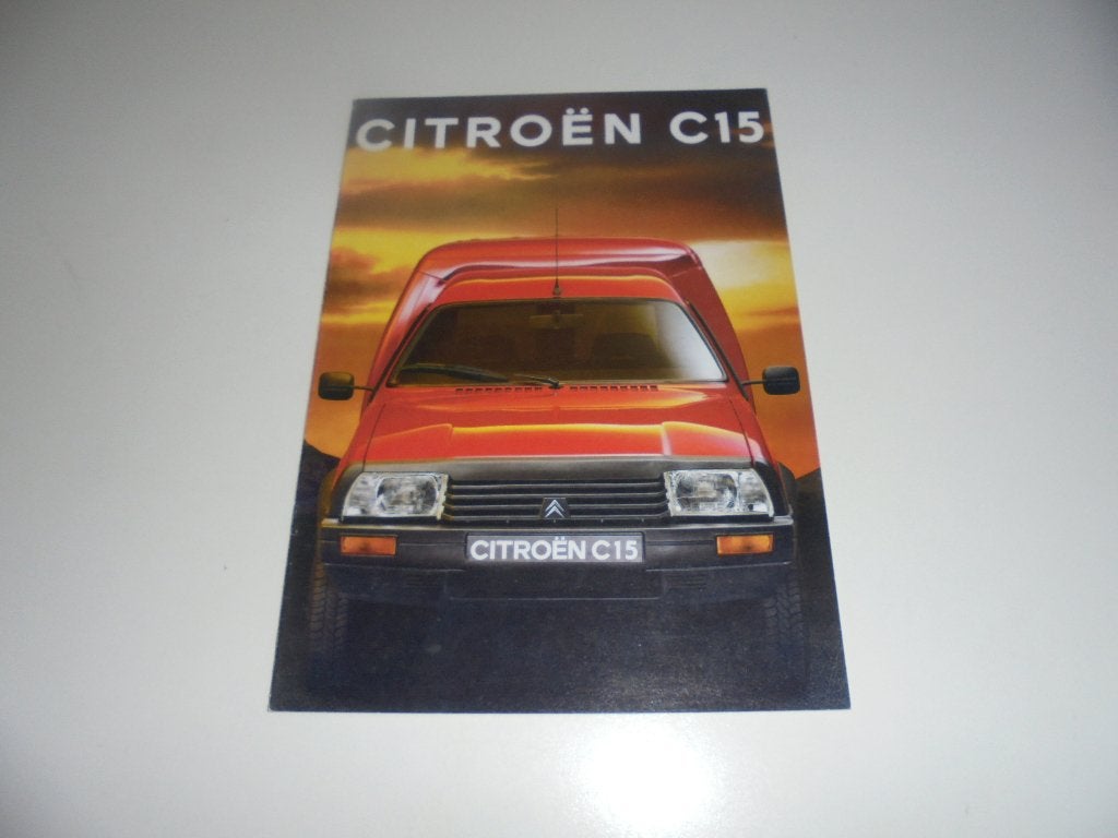 brochure Citroen C15  1993, Ophalen of Verzenden, Gelezen, Citroën