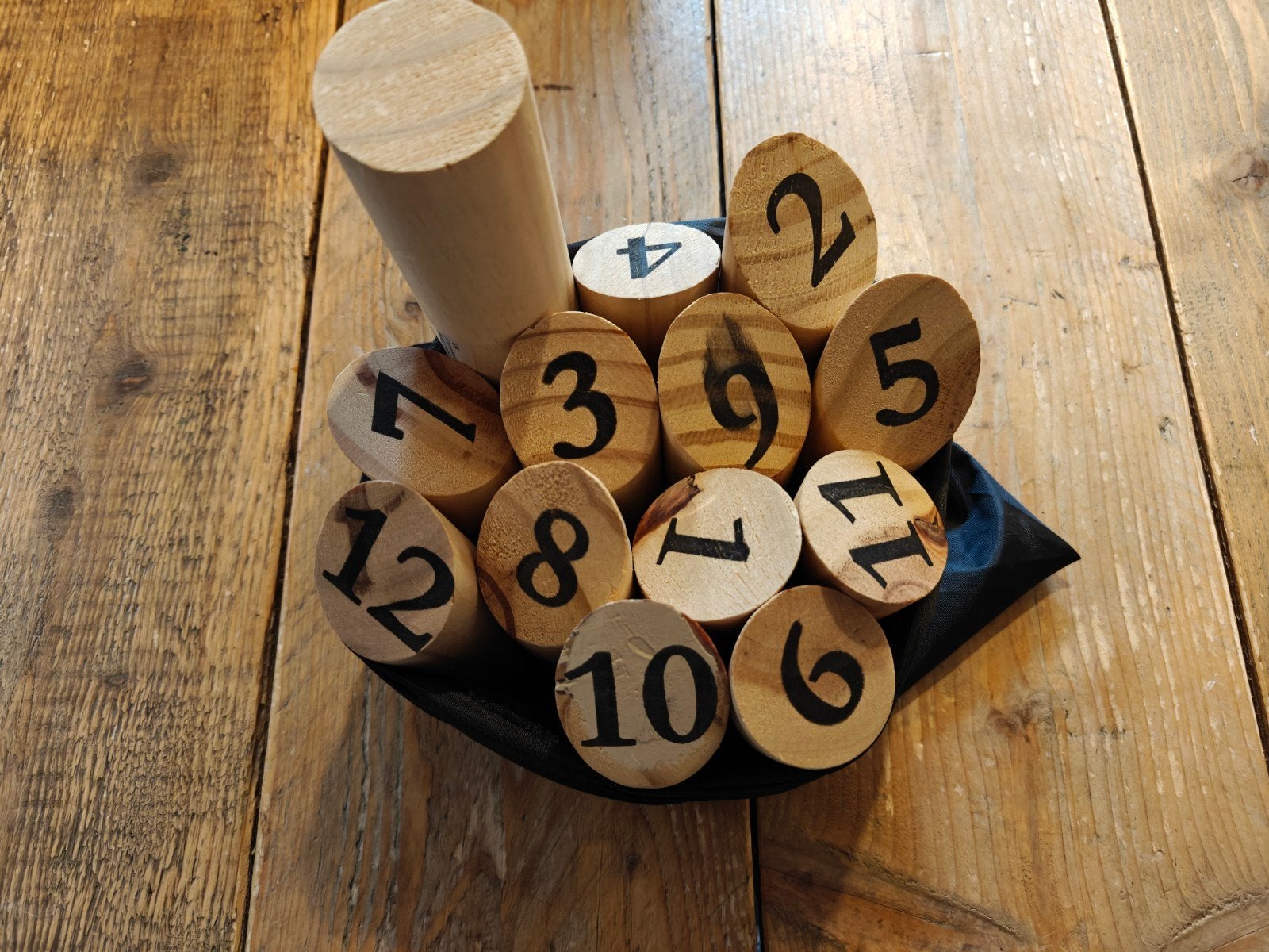 Houten werpspel Mölkky., NVT., Ophalen of Verzenden, Zo goed als nieuw, NVT.