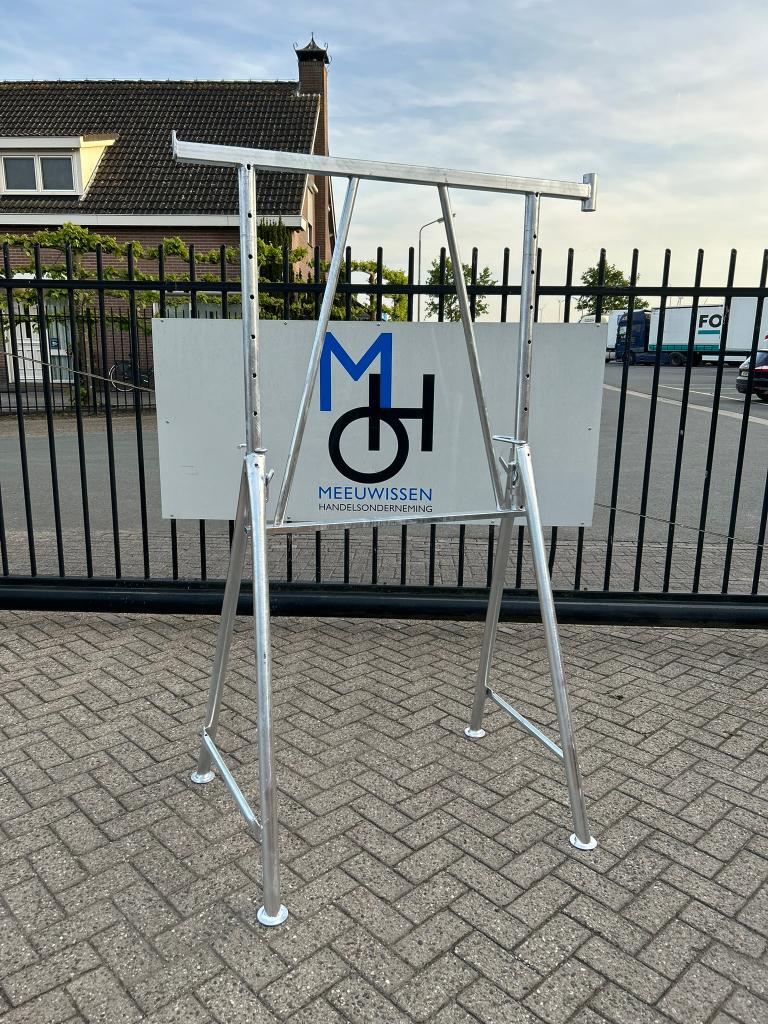 Verstelbare steigerschraag 120-195CM verzinkt NIEUW, Ophalen, Nieuw, Overige typen, Minder dan 2 meter