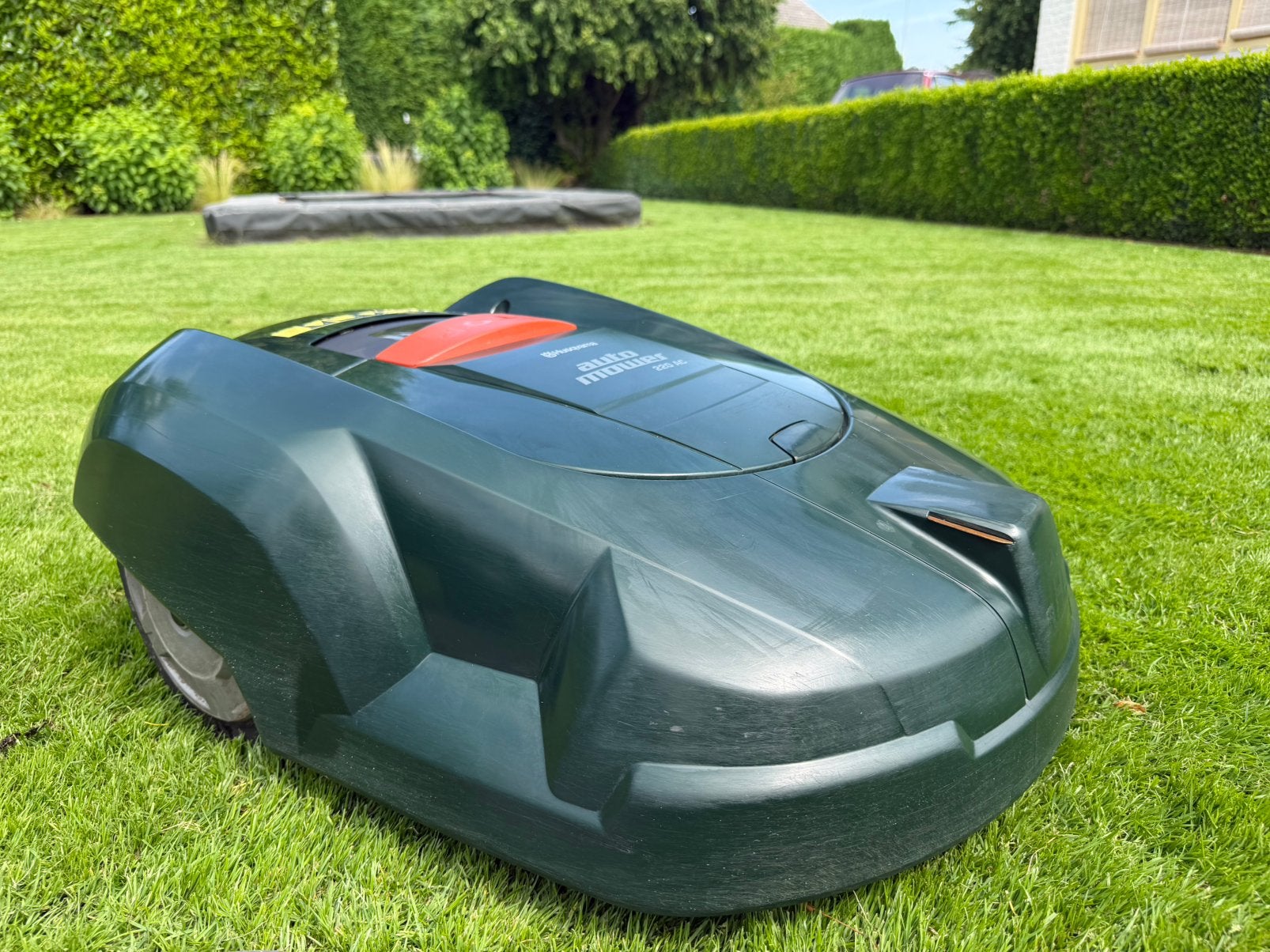 Husqvarna Automower 220 AC in goede staat, Tuin en Terras, Robotmaaiers, Ophalen, Gebruikt, 20 tot 25 cm