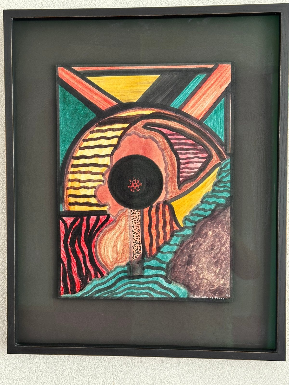 Origineel schilderij Scheltema de Heere – 1965 – Gesigneerd, Antiek en Kunst, Ophalen