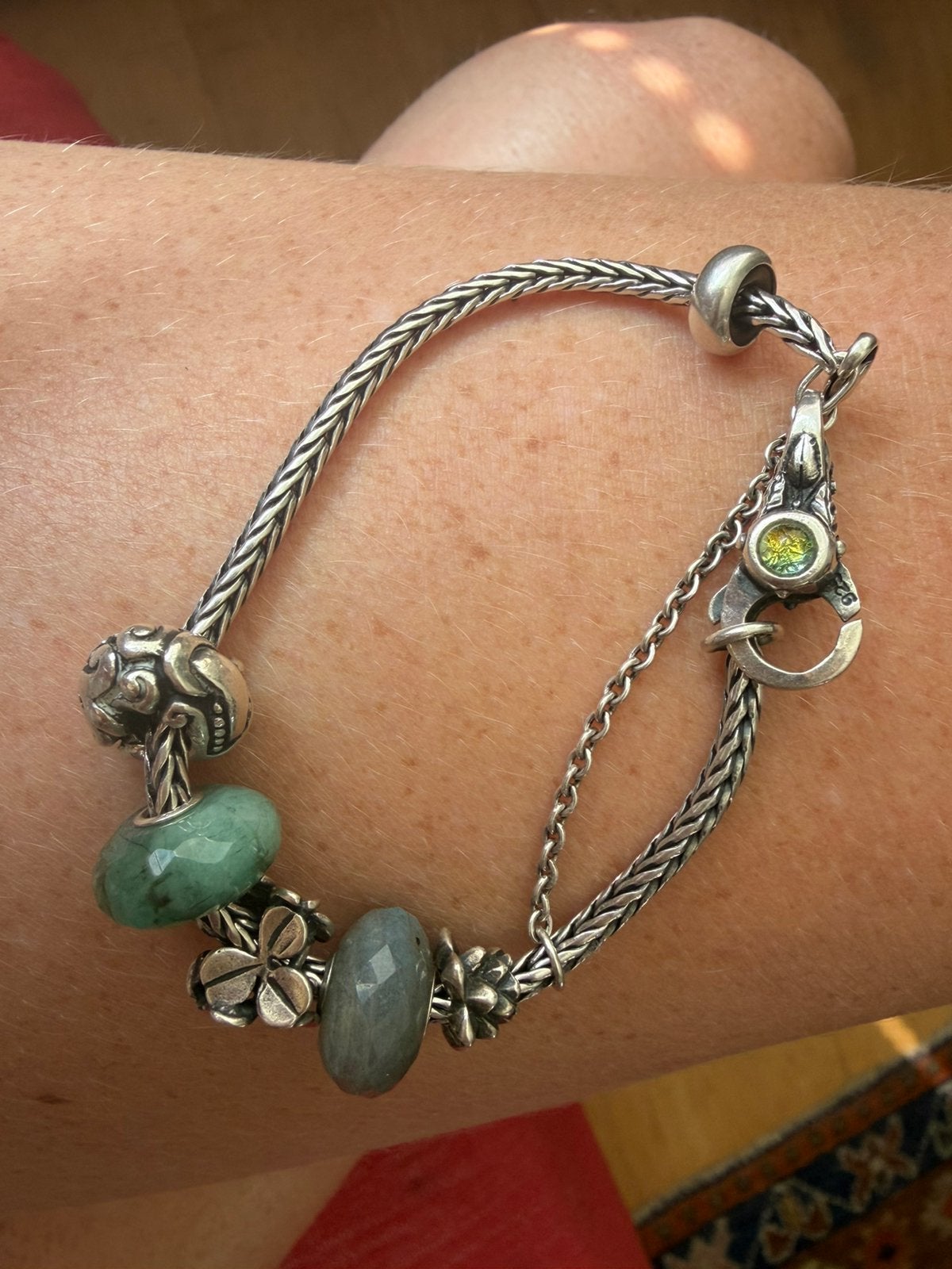 Trollbeads armband, Sieraden, Tassen en Uiterlijk, Armbanden, Ophalen of Verzenden, Zo goed als nieuw, Zilver