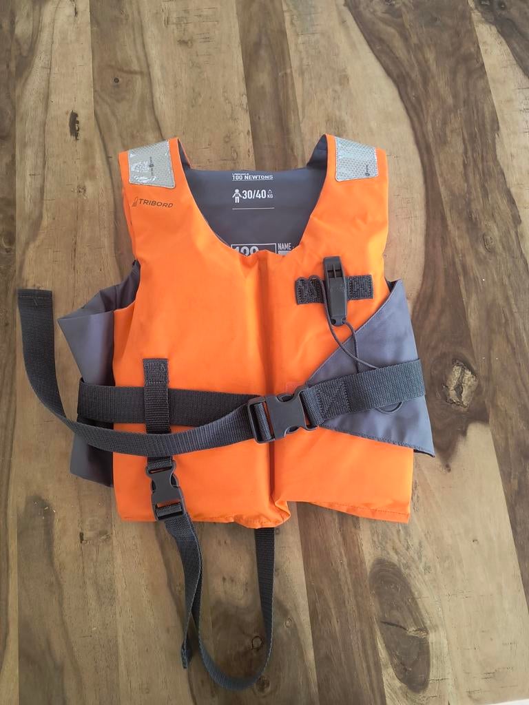 Reddingsvest kind 30-40 kg Decathlon Tribord, Ophalen, Gebruikt, Reddingsvest of Zwemvest, Tribord