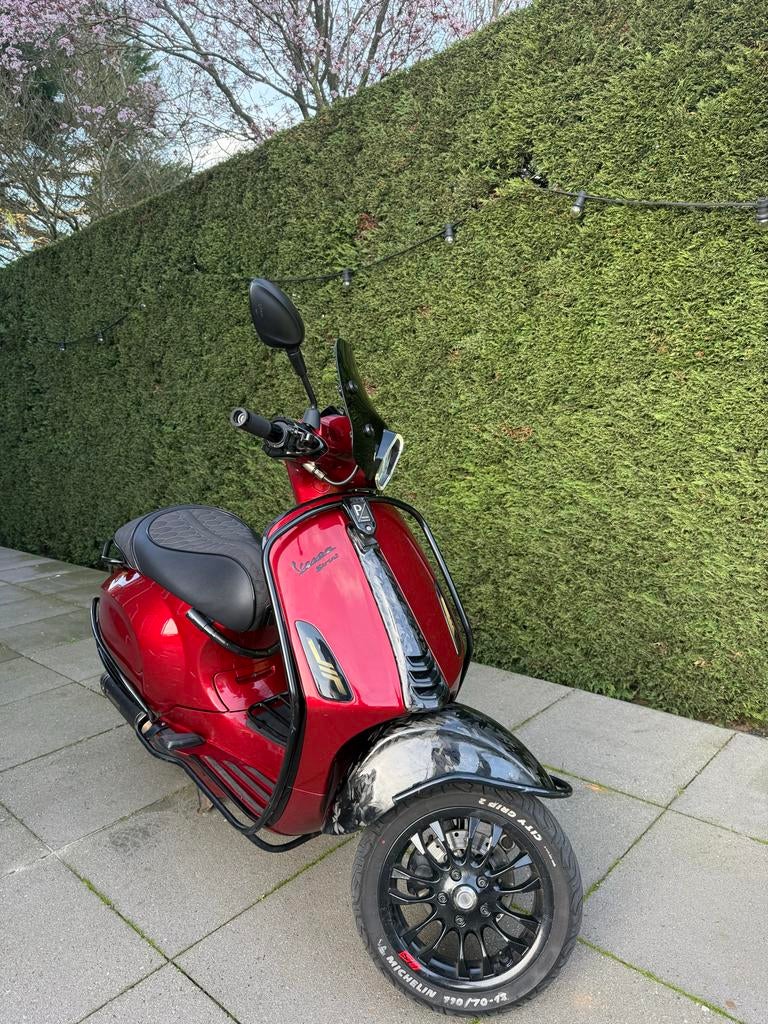 Vespa Sprint 80cc FULL Malossi - Candy Red, Fietsen en Brommers, Scooters | Vespa, Ophalen, Gebruikt, Overige modellen, Maximaal 45 km/u