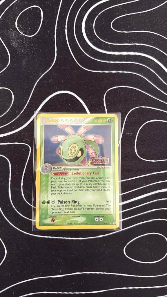 Cradily STAMPED Ex Power Keepers 7/108, Ophalen, Zo goed als nieuw