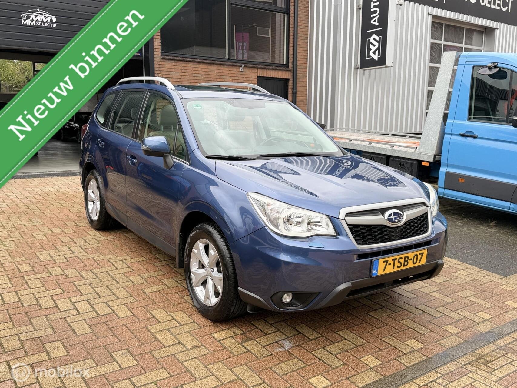 Subaru Forester 2.0 D Executive 4WD | Trekhaak | Schuifdak, Auto's, Gebruikt, 4 cilinders, 2000 kg, Blauw