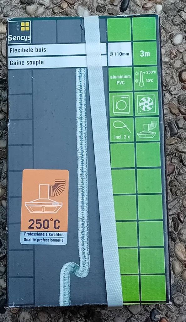 Flexibele buis 110 mm, Doe-het-zelf en Verbouw, Buizen en Afvoer, Overige materialen, Bochten, Verzenden, 2 tot 4 meter