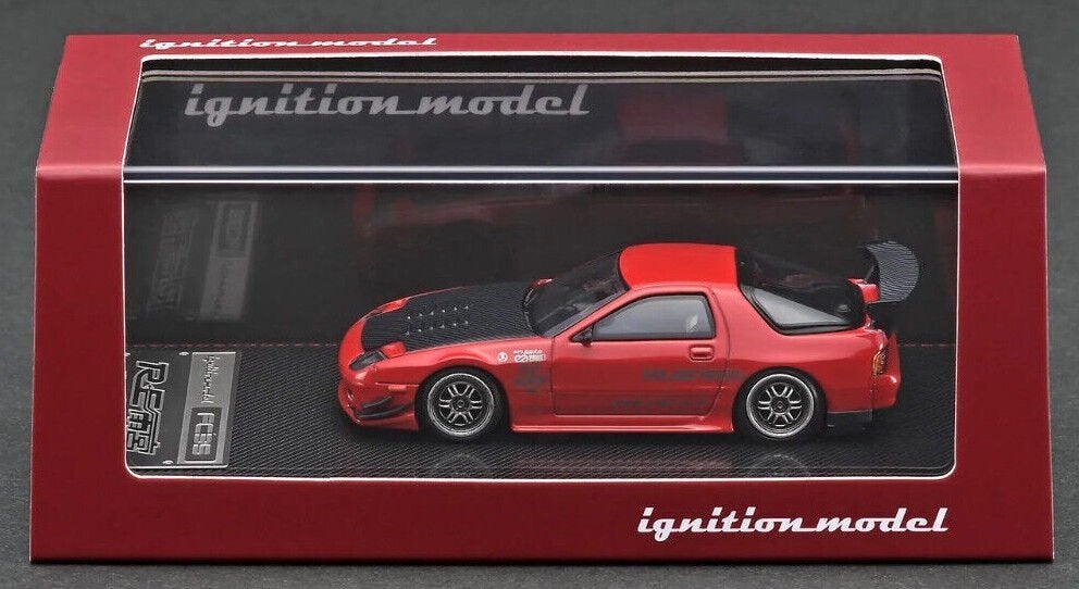 Mazda RX-7 (FC3S) RE Amemiya van Ignition Model 1/64 Red, Ophalen of Verzenden, Nieuw, Auto