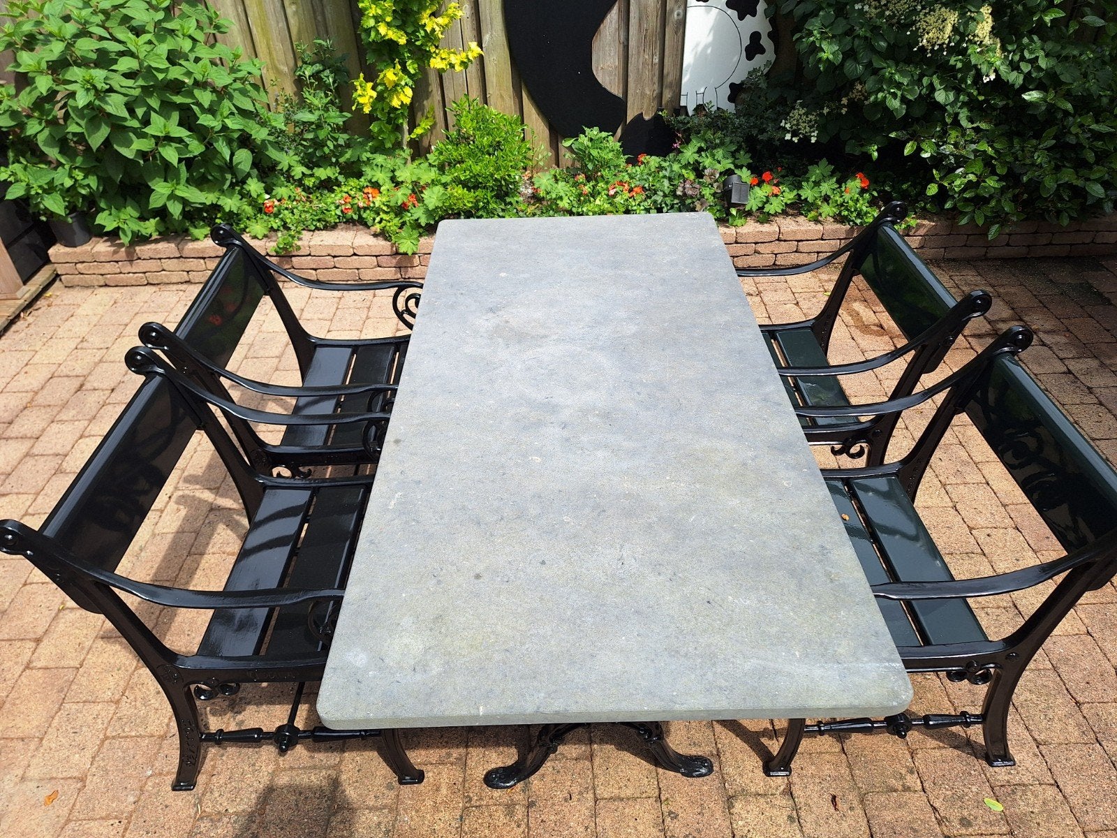 Gardeluxe tuintafel Herakles 180x90, evt met Zeus stoelen, Ophalen of Verzenden, Rechthoekig