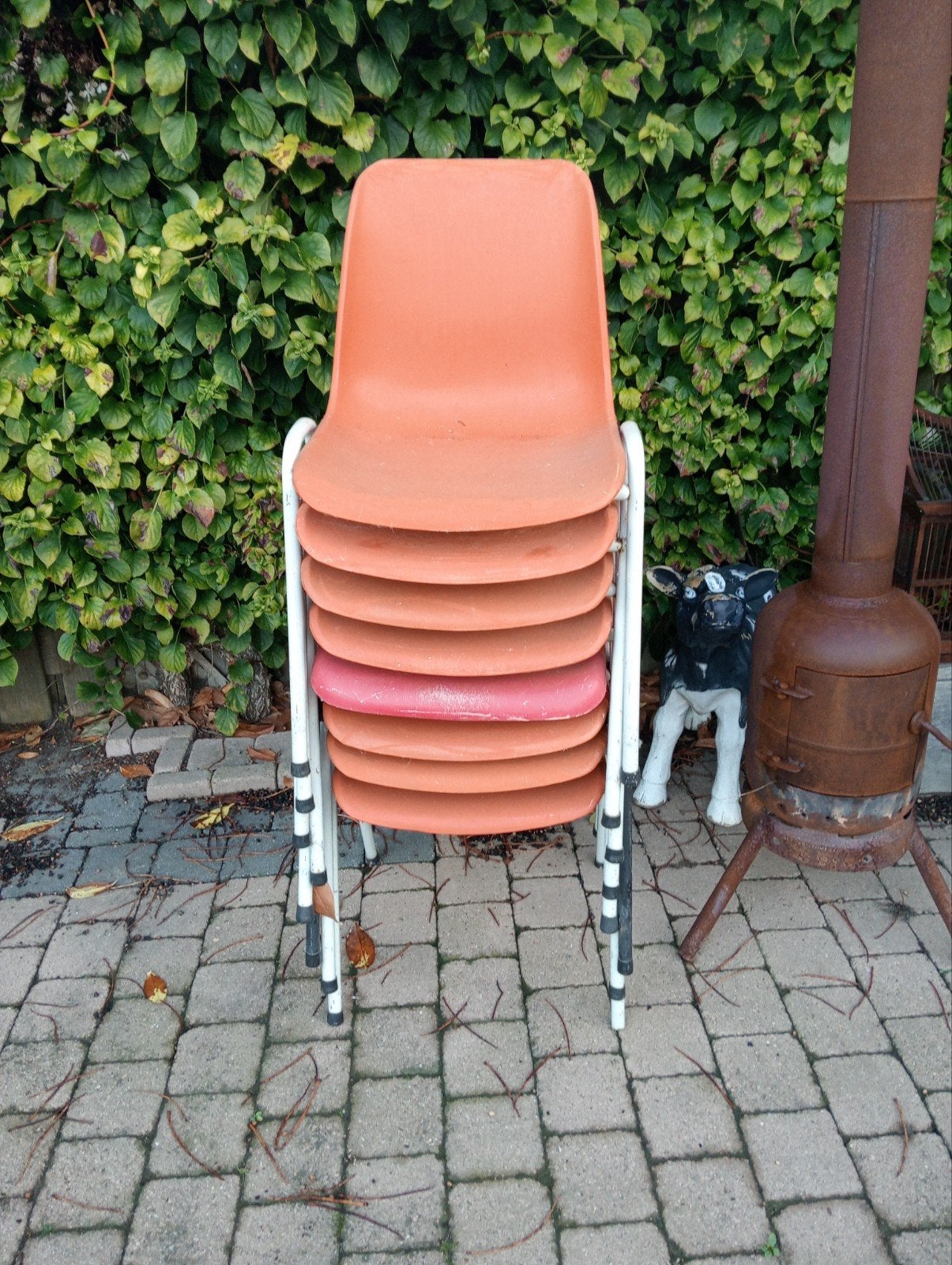 8 stapelbare stoelen gratis af te halen, Ophalen, Overige kleuren, Vijf, Zes of meer stoelen, Kunststof