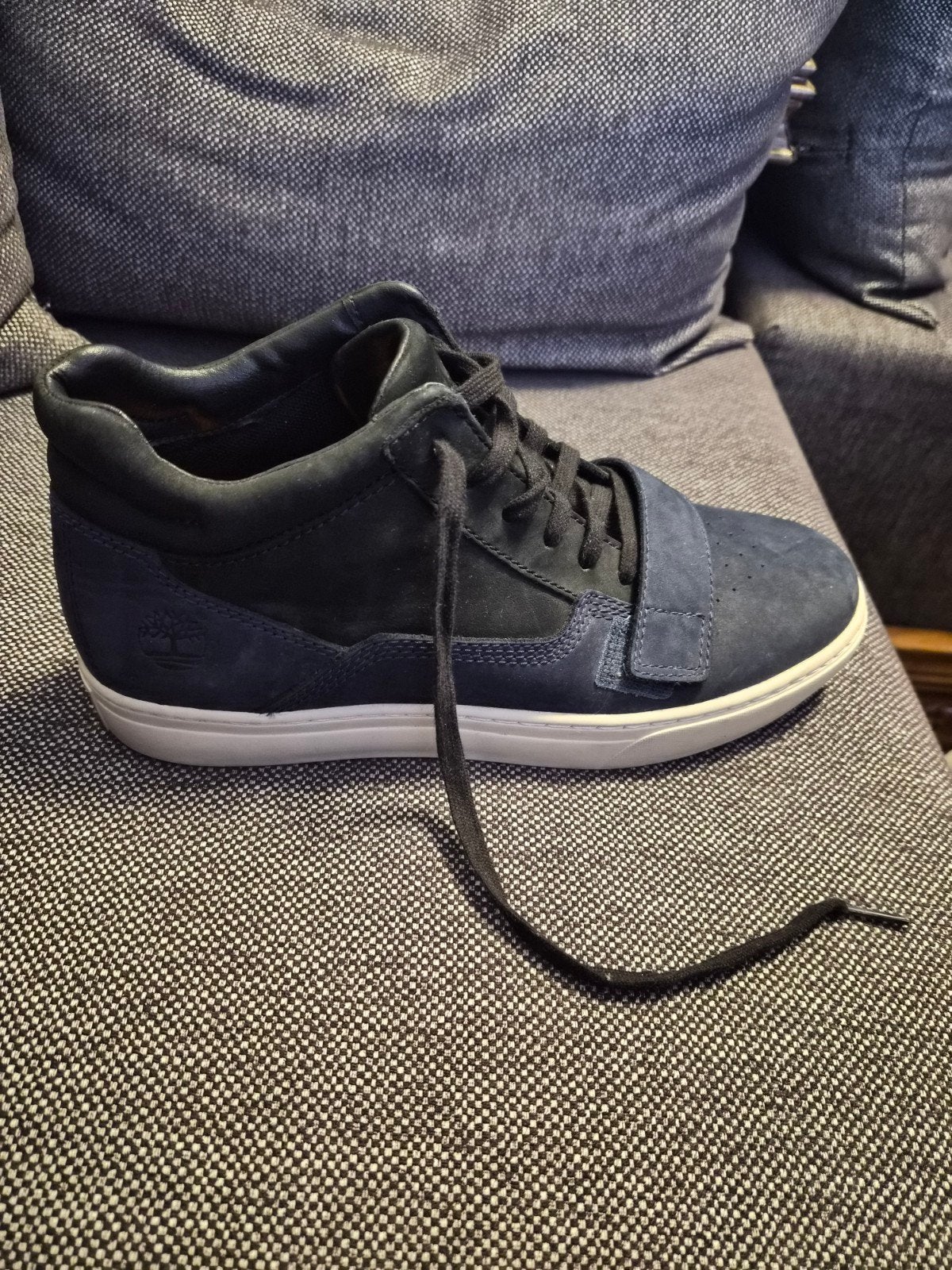 Timberland Sneaker / Chukka Blauw-Zwart – Maat 42 – Zo goed, Blauw, Timberland, Ophalen of Verzenden, Zo goed als nieuw