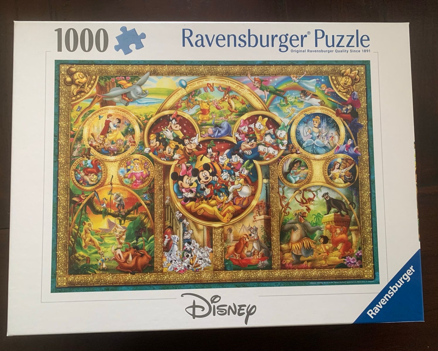 Ravensburger Disney Puzzel 1000 stukjes, Hobby en Vrije tijd, Denksport en Puzzels, Ophalen of Verzenden, 500 t/m 1500 stukjes