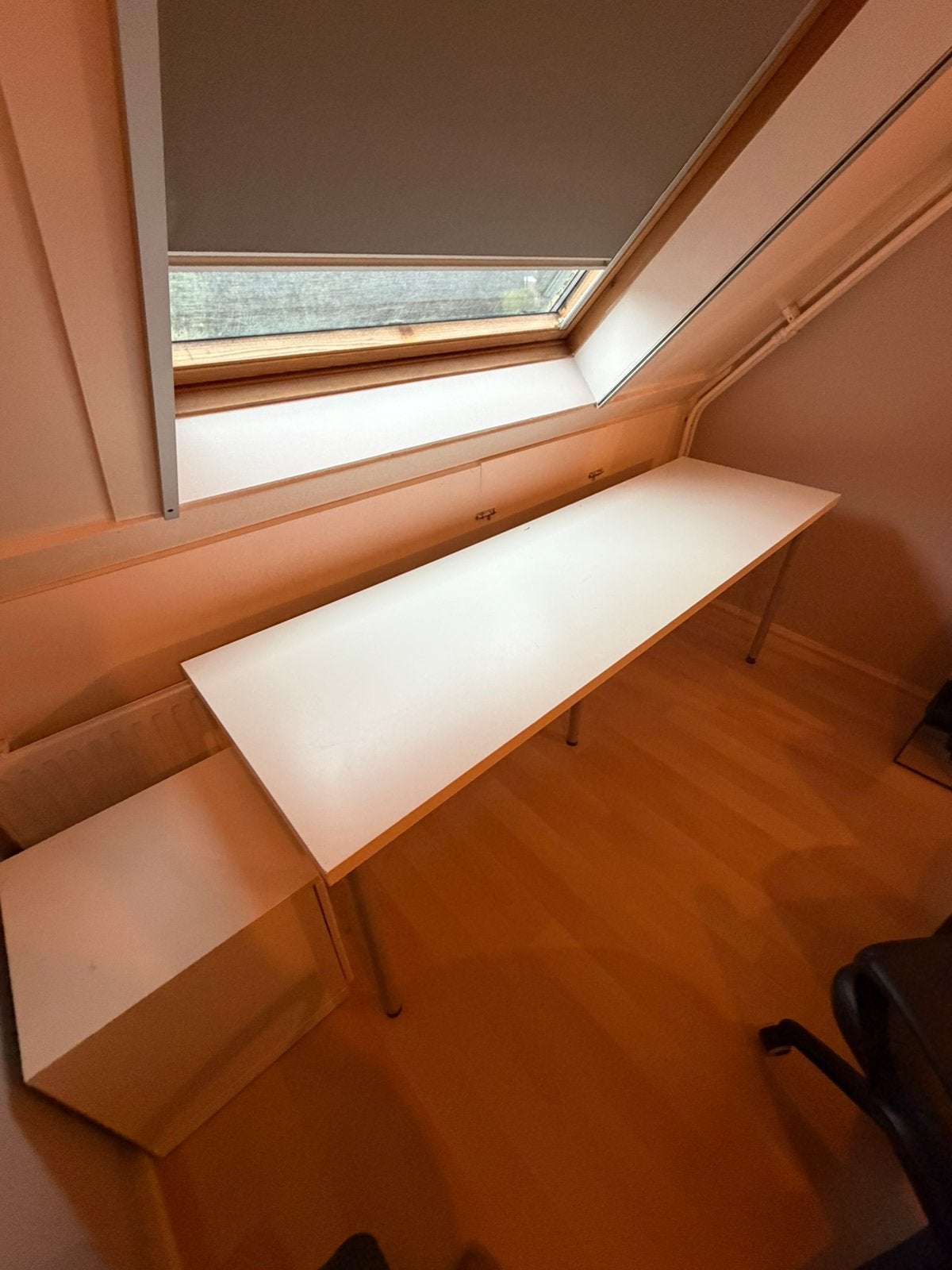 Bureau wit 2m x 60cm, Ophalen, Gebruikt