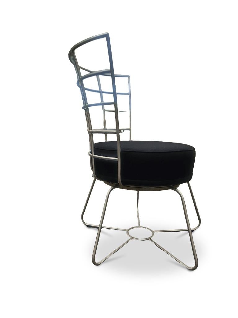 Borek type Vermont (zeldzame vintage!), Tuin en Terras, Tuinstoelen, Ophalen of Verzenden, Zo goed als nieuw, Rvs