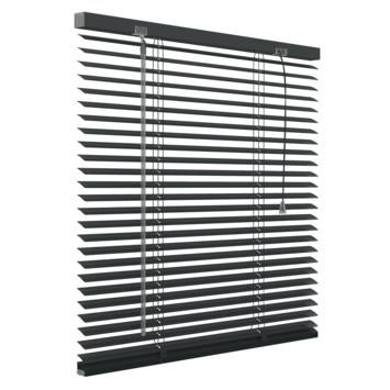 4x KARWEI aluminium jaloezie 25mm antraciet 140x250 cm (bxh), Ophalen, 100 tot 150 cm, 200 cm of meer, Zwart