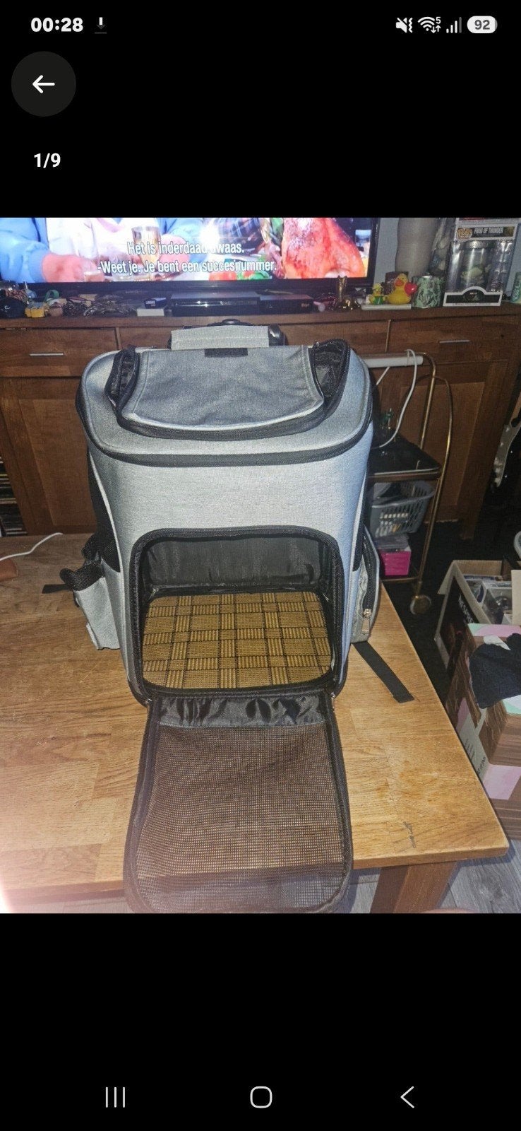 rugtas trolley katten of honden, Ophalen of Verzenden, Nieuw