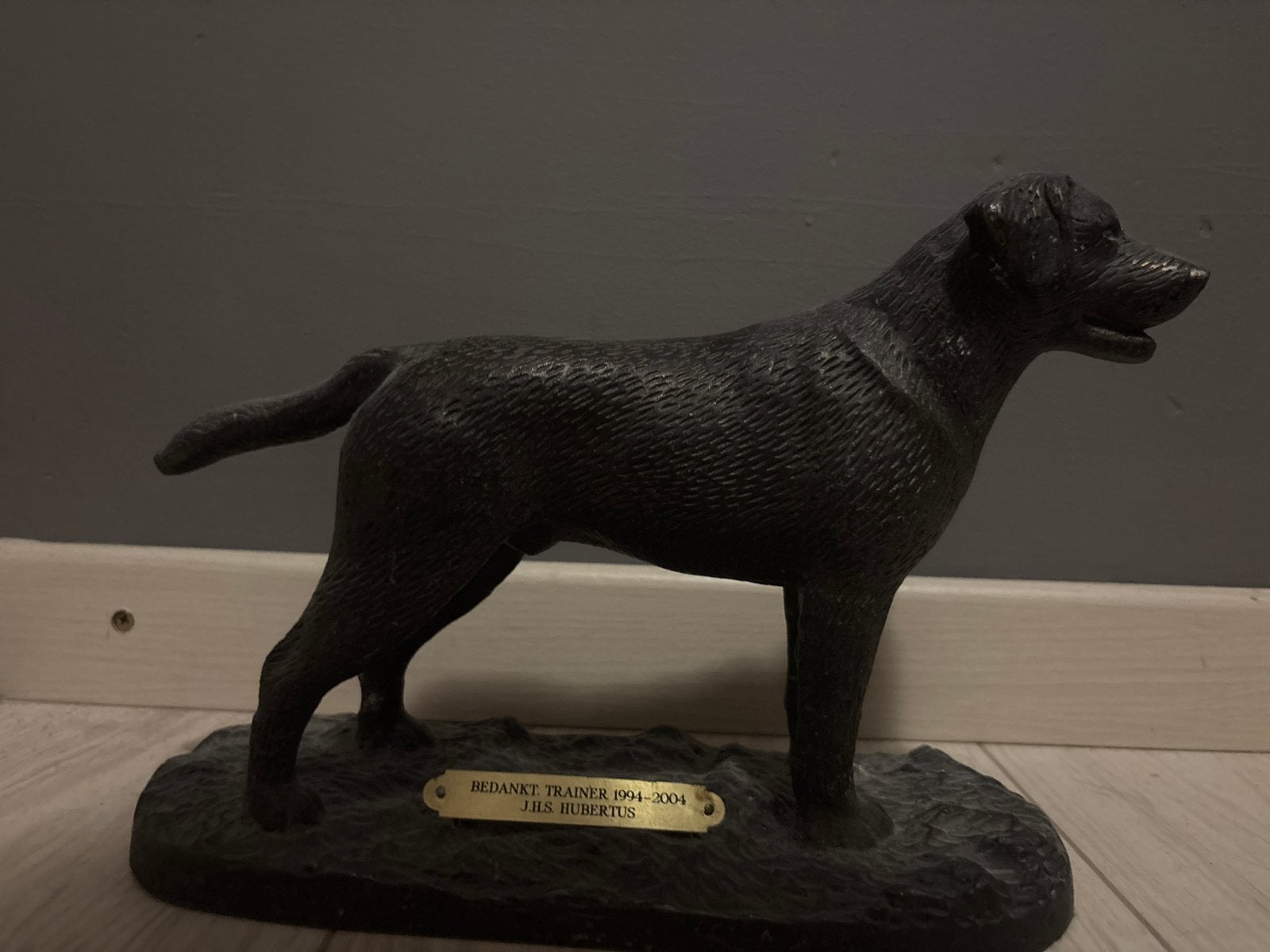 Labrador Retriever Beeldje - Bedankt Trainer, Ophalen, Zo goed als nieuw, Dier