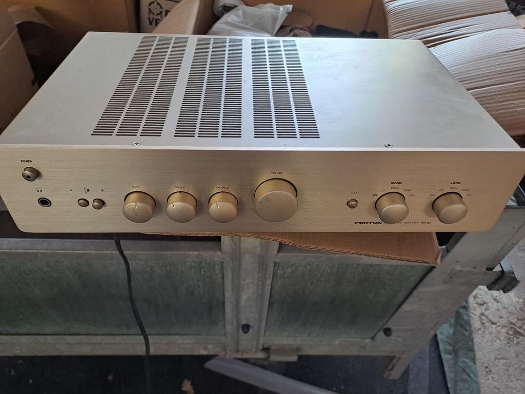 Proton AM-S3 Geïntegreerde Versterker, Audio, Tv en Foto, Versterkers en Receivers, Ophalen, 120 watt of meer, Overige merken
