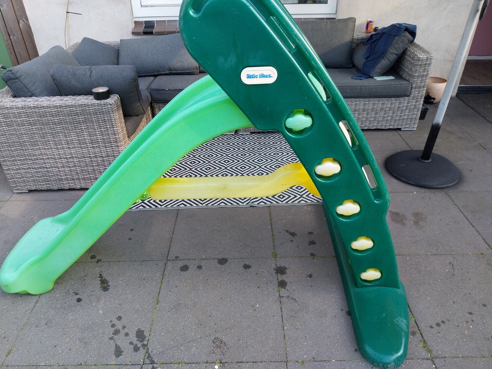 Little Tikes Glijbaan - Groen/Geel, Ophalen of Verzenden, Gebruikt, Glijbaan