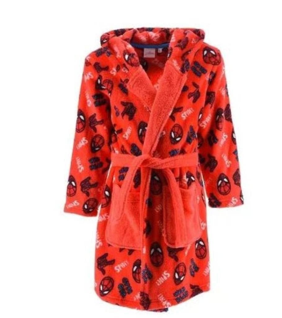 Spiderman fleece Badjas Rood - Marvel - Maat 98, Overige typen, Nieuw, Ophalen of Verzenden, Spiderman