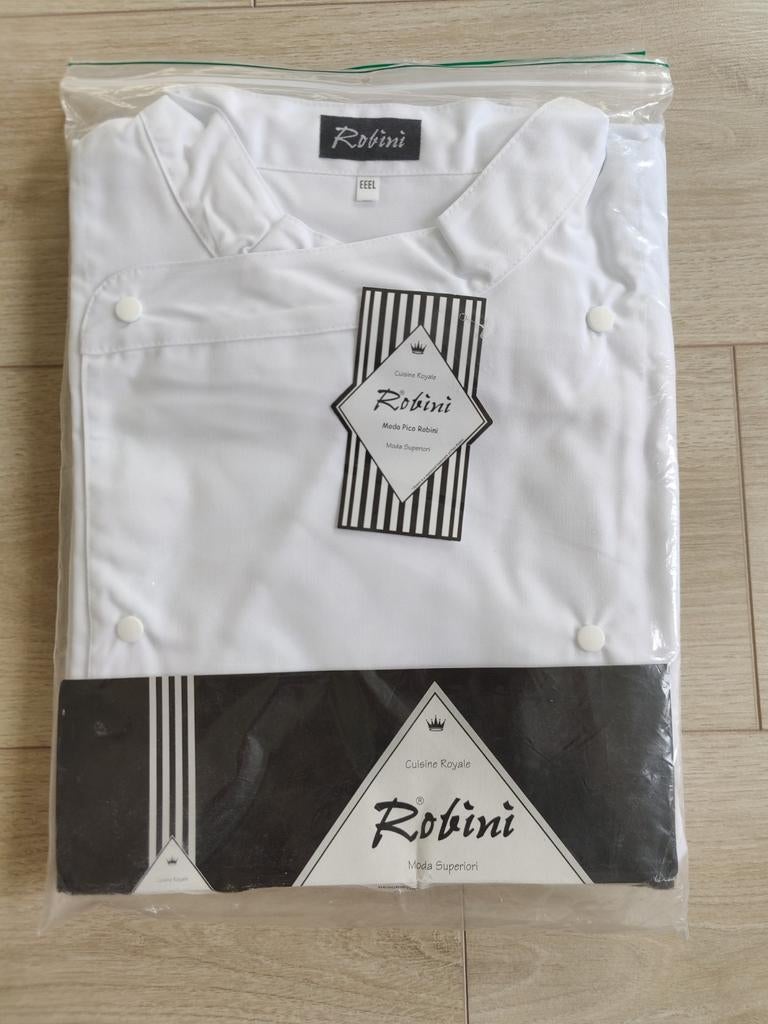 Robini kokskleding Gazzo wit maat EEEL, Ophalen of Verzenden