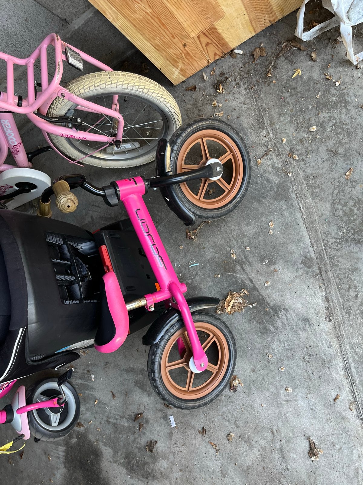 Roze Puky Driewieler en Loopfiets Set - Gebruikt, Fietsen en Brommers, Fietsen | Driewielers, Ophalen, Gebruikt