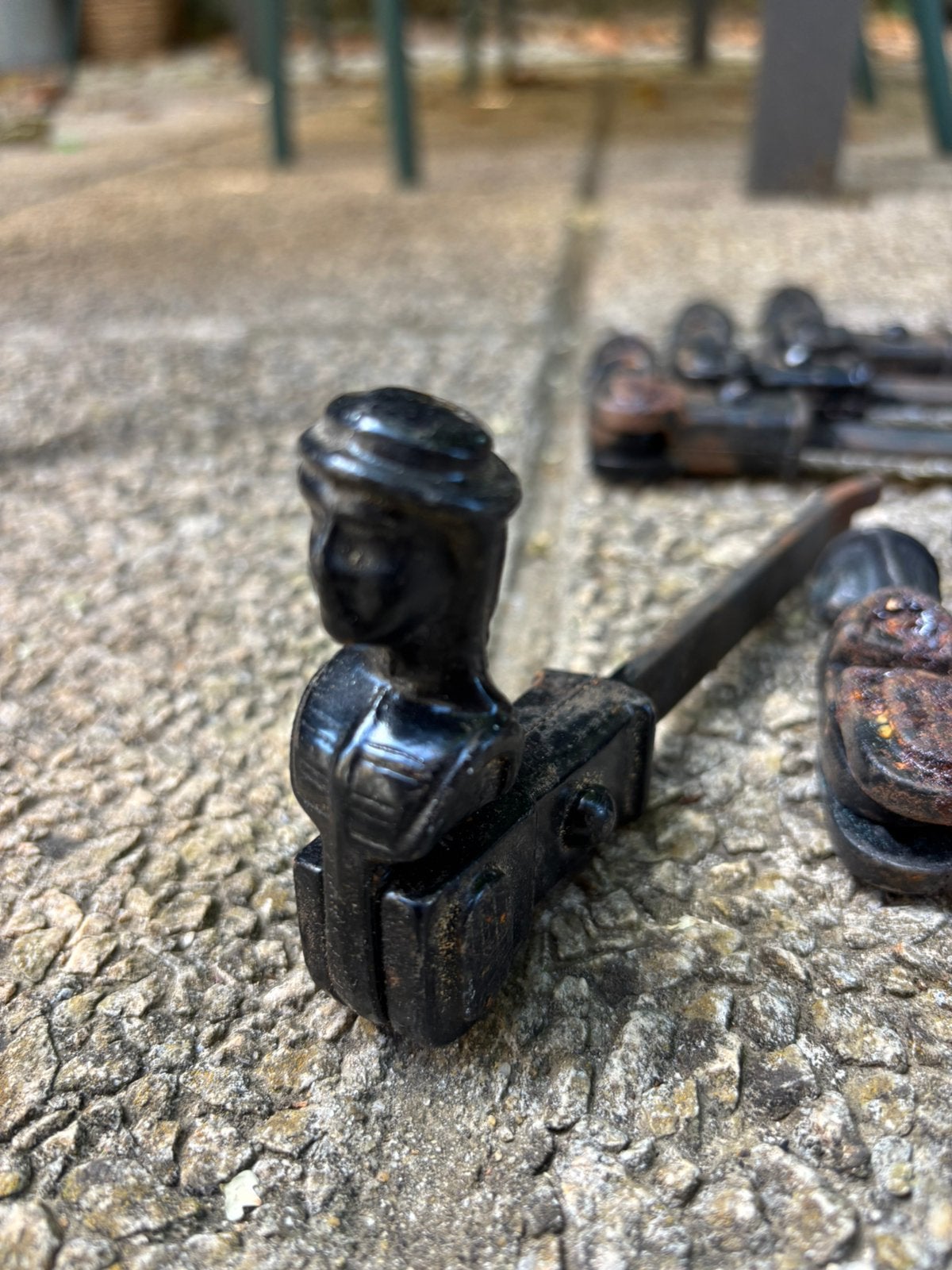 vintage luikhouders luikvastzetters herderinnetjes gietijzer, Ophalen of Verzenden