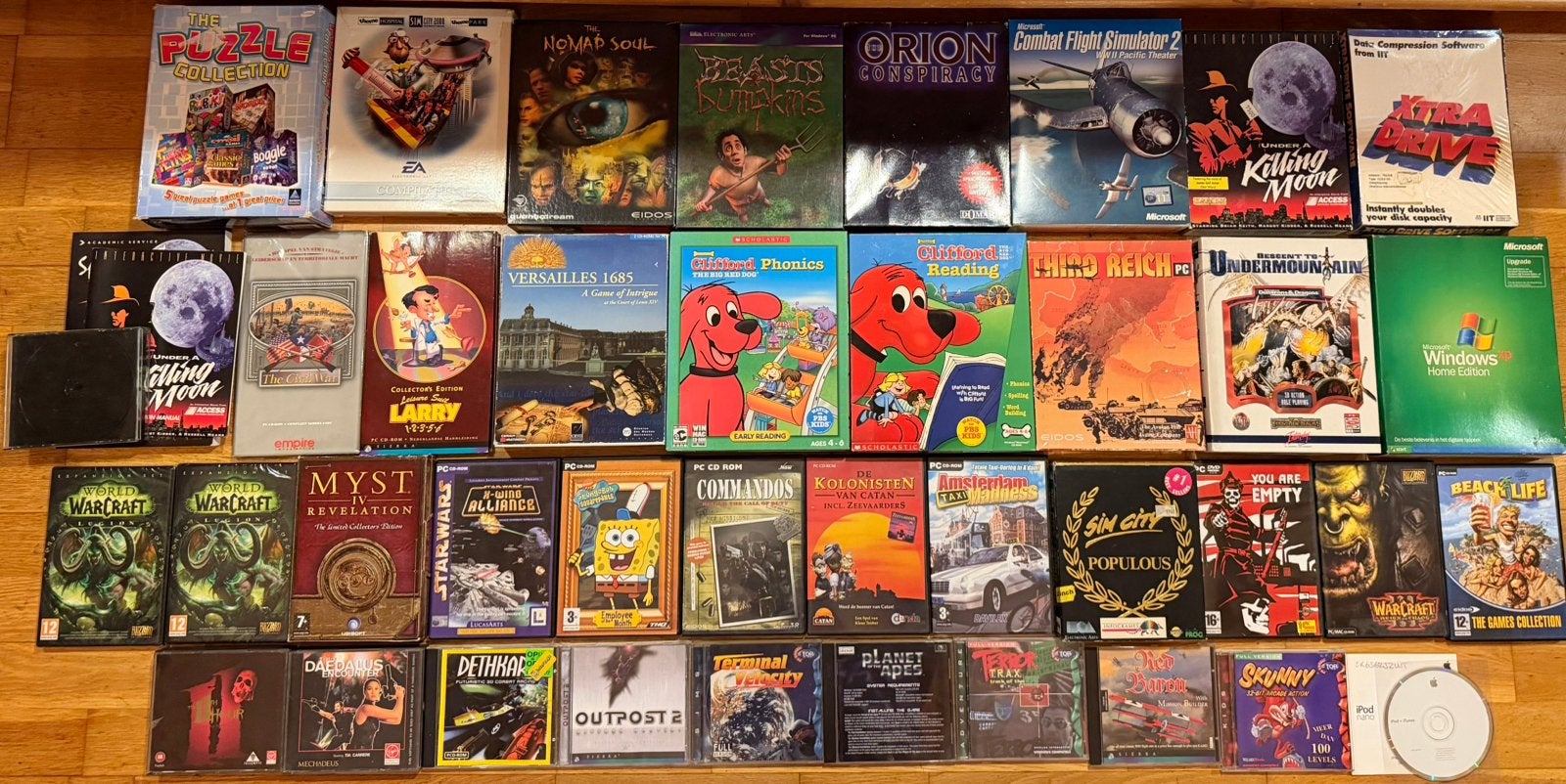 Grote lot PC Games, Ophalen of Verzenden, Gebruikt