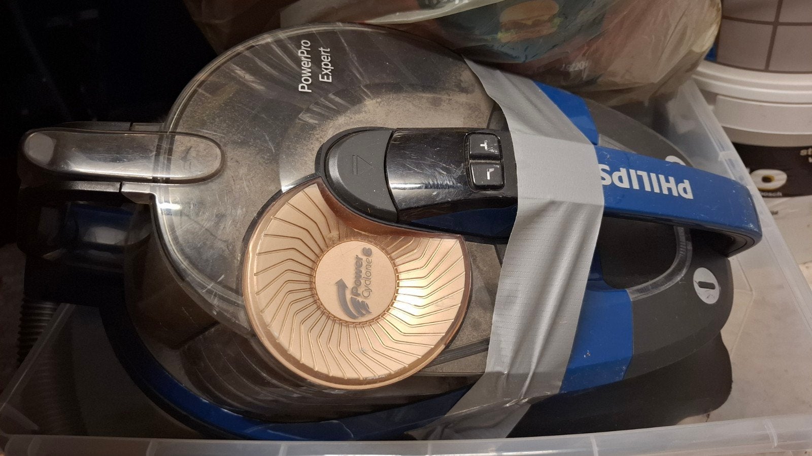 Gratis stofzuiger (Philips PowerPro Expert) - werkt matig, Witgoed en Apparatuur, Ophalen, Gebruikt, Philips, Sledestofzuiger