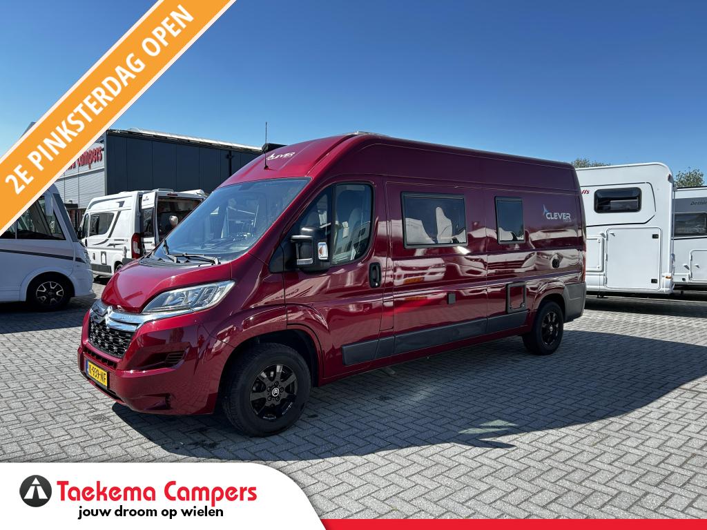 Clever Celebration 600 Dwarsbed/2018/Euro-6/6.0M/165pk/Airco, Overige merken, Buscamper of Camperbus, Bedrijf, Tot en met 3