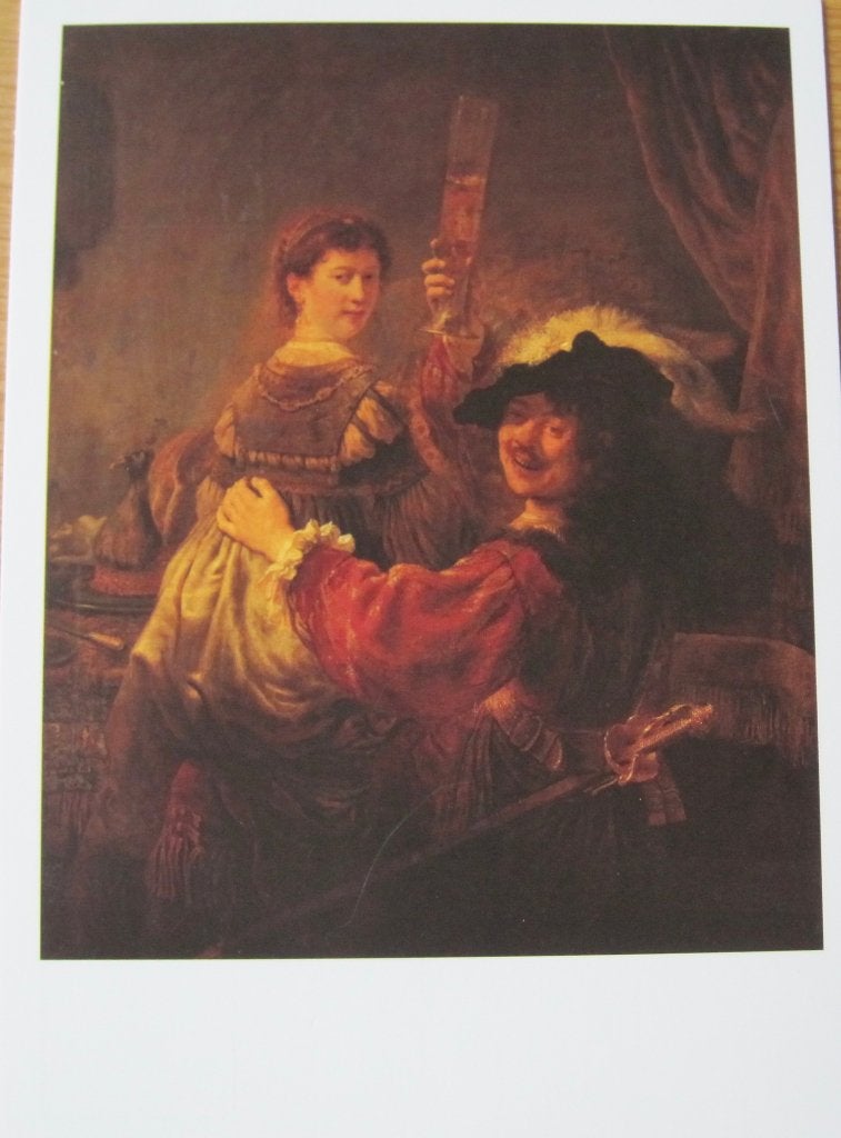 Rembrandt van Rijn - als verloren zoon in de herberg - nieuw, Verzamelen, Verzenden, 1980 tot heden, Ongelopen, Overige thema's