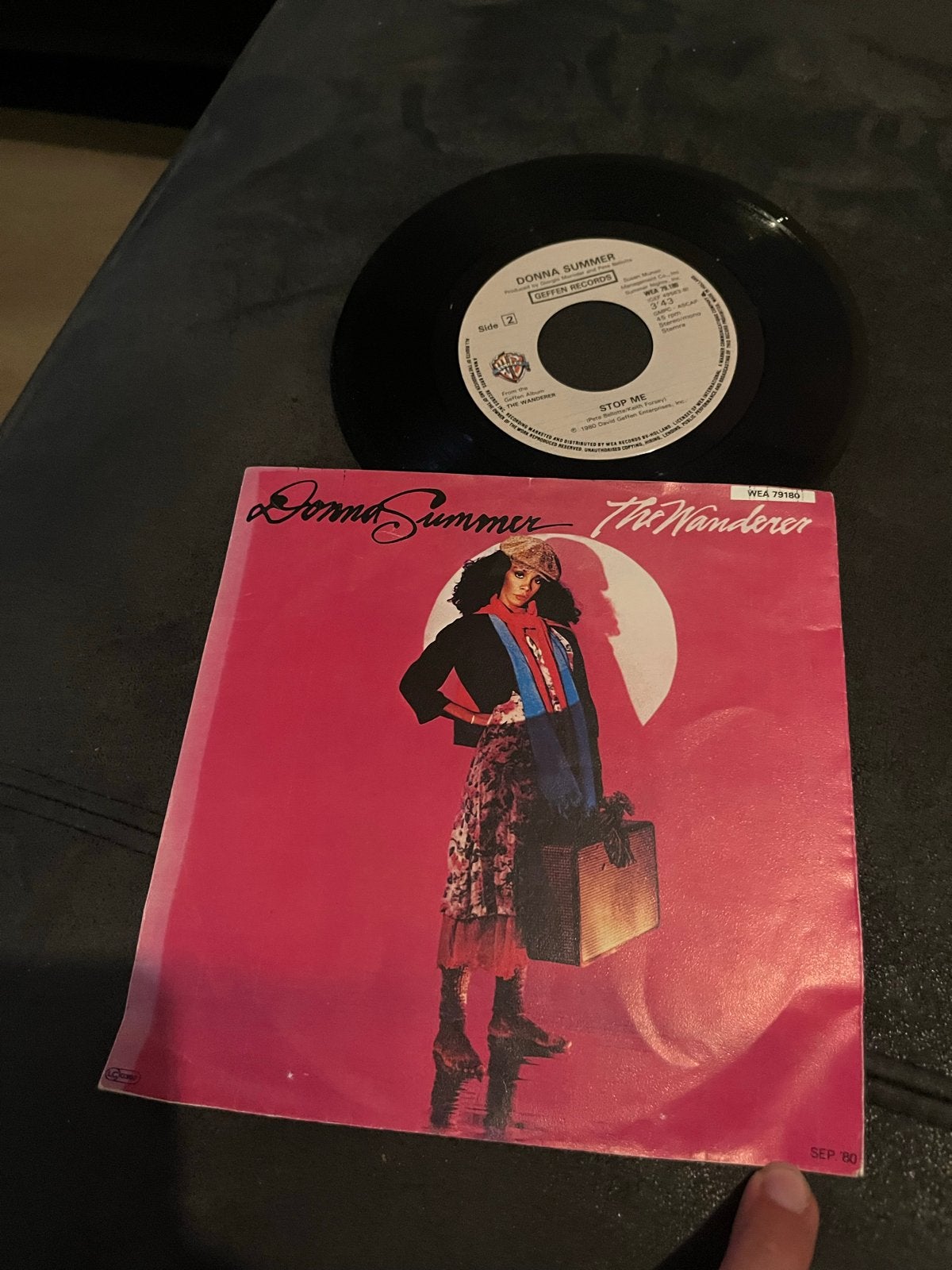 Donna Summer - The Wanderer (Vinyl Single, 1980), Ophalen, Gebruikt, 7 inch, Fotohoes