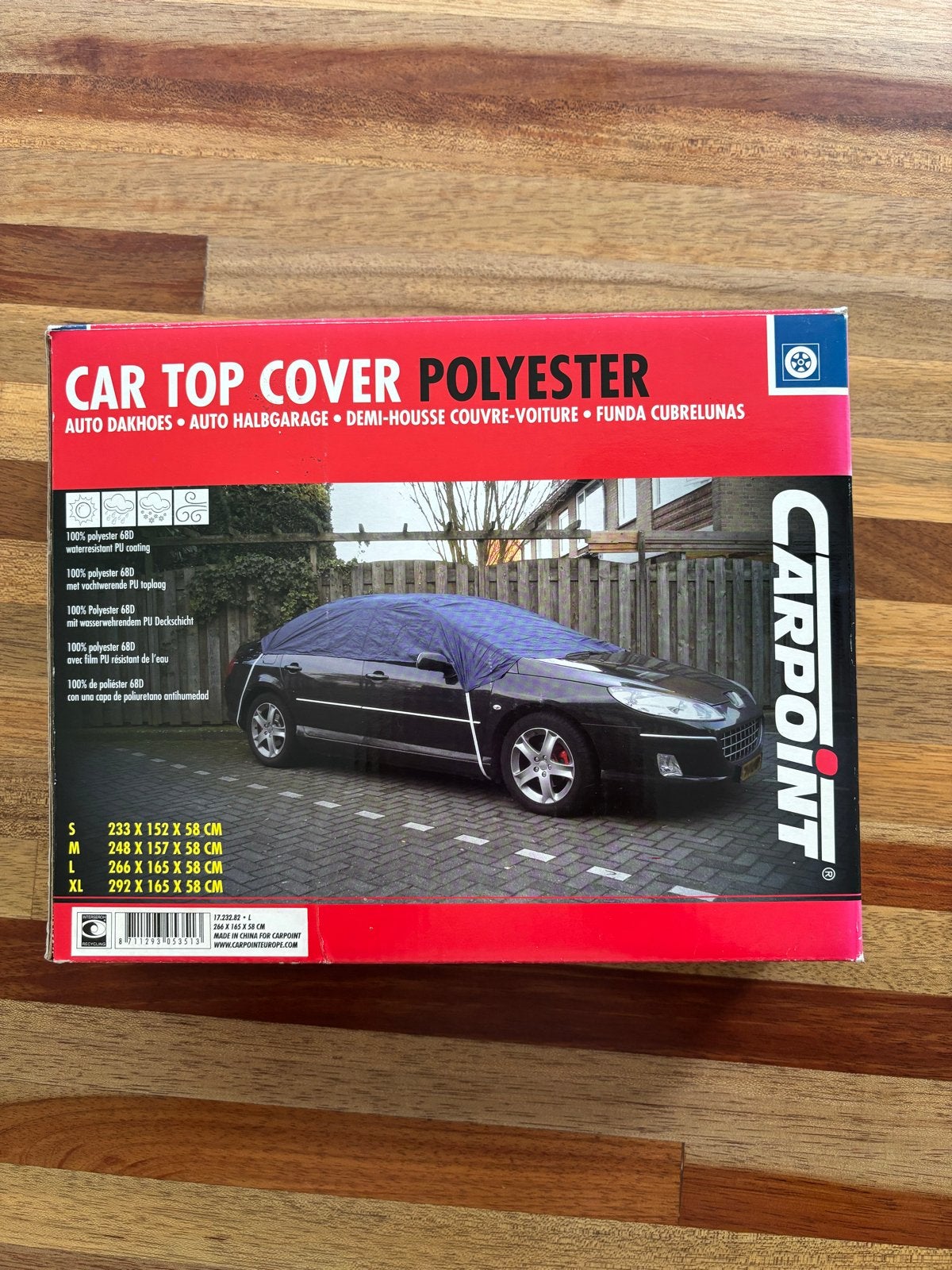 Carpoint Auto Dakhoes Polyester - Universeel, Auto diversen, Ophalen of Verzenden, Nieuw, Universeel