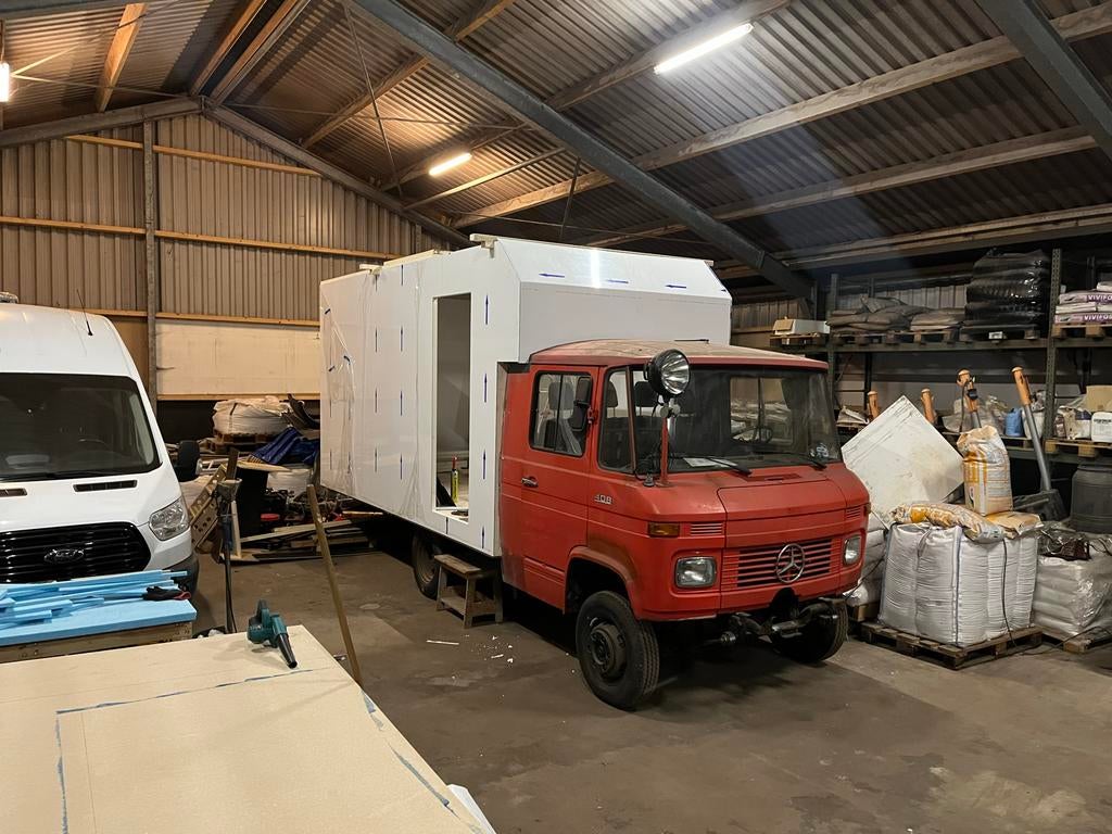 Mercedes-Benz lf 408 dudo 1973, Auto's, Bestelauto's, Achterwielaandrijving, 4 cilinders, 2020 kg, Mercedes-Benz
